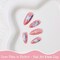 Wrapables 5D Embossed Colorful Flowers Nail Art Decal Stickers, Self Adhesive 3D Floral Design (Set of 4), Holographic Butterflies